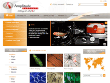 Tablet Screenshot of amplitude-systemes.com